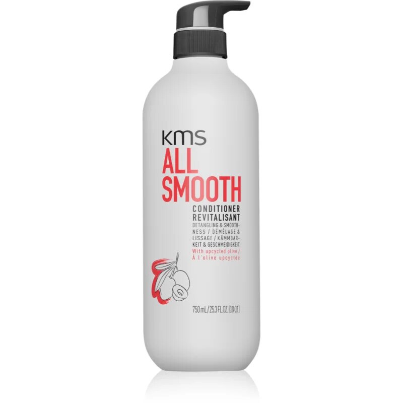 KMS All Smooth Conditioner balzam za glajenje las za močne grobe in suhe lase 750 ml