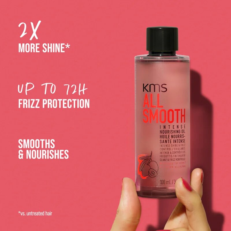 KMS All Smooth Intense nourishing Oil intenzivno hranilno olje proti krepastim lasem 100 ml