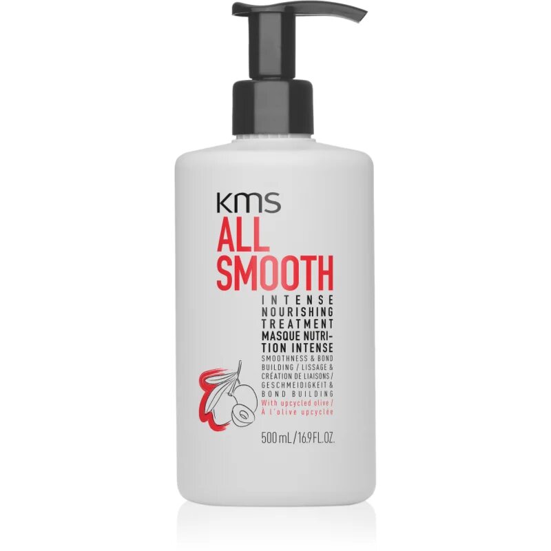 KMS All Smooth Intense nourishing treatment intenzivna hranilna maska za gladek videz las 500 ml