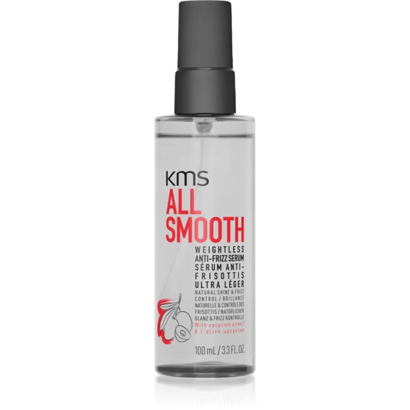 KMS All Smooth Weightless Anti-frizz Serum lahki serum proti krepastim lasem 100 ml