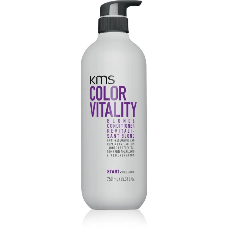 KMS Color Vitality Blonde Conditioner balzam za blond lase in lase s prameni 750 ml