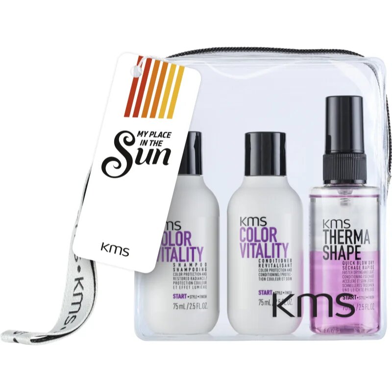 KMS Color Vitality Travel Pack Potovalni set za lase