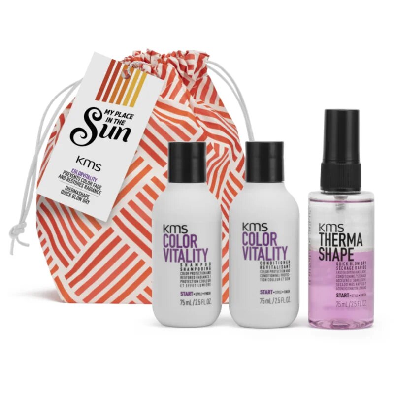 KMS Color Vitality Travel Pack Potovalni set za toplotno oblikovanje las