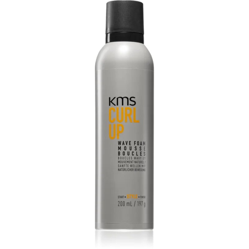 KMS Curl Up Wave Foam pena za lase za definicijo kodrov 200 ml