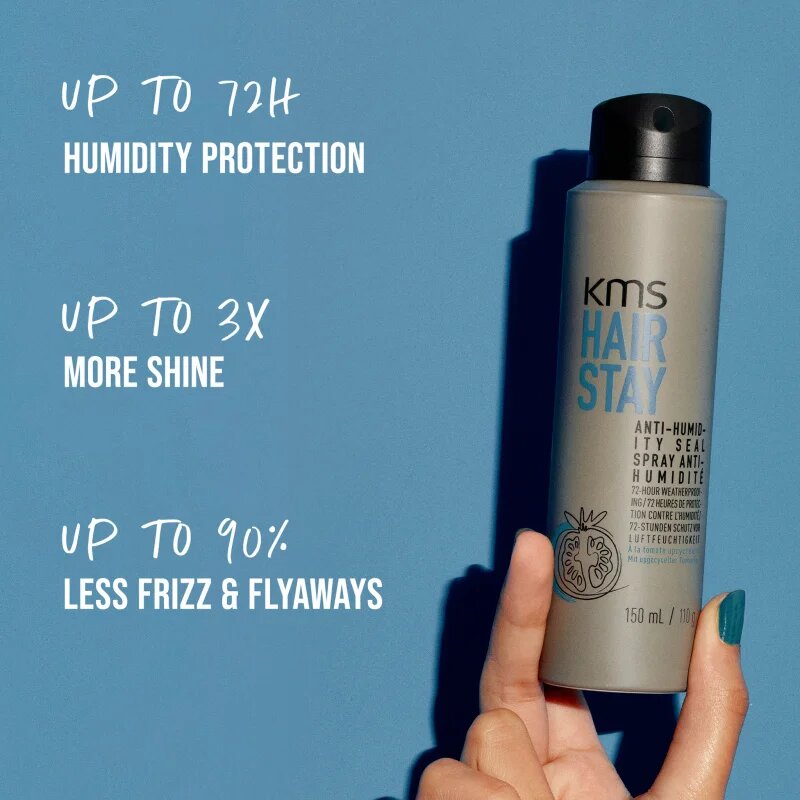 KMS Hair Stay Anti-Humidity Seal pršilo za lase za naravno fiksacijo in sijaj las 150 ml