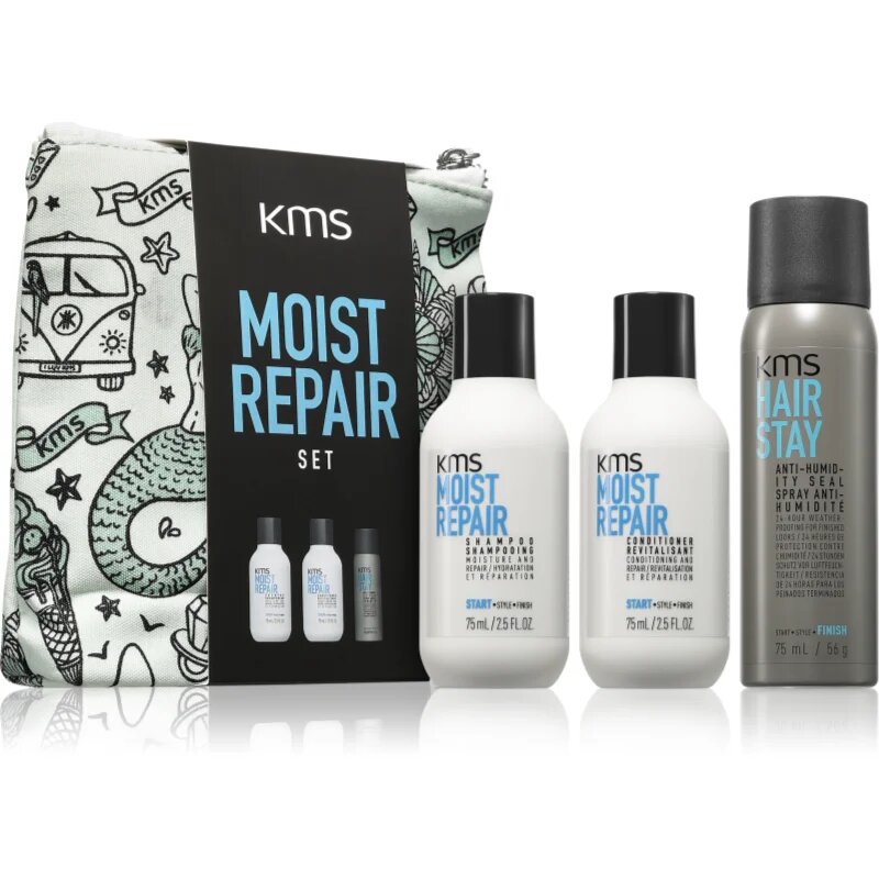 KMS Moist Repair Set Potovalni set z vlažilnim učinkom