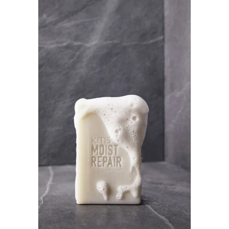 KMS Moist Repair Solid Shampoo trdi šampon za poškodovane lase 75 g