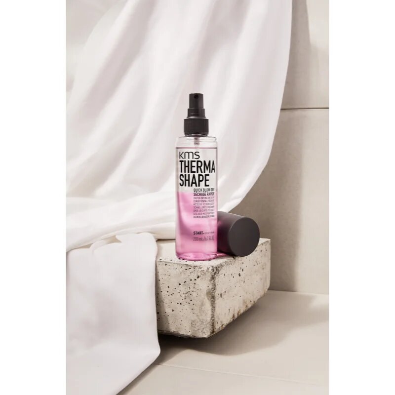 KMS Thermashape Quick Blow Dry zaščitno stiling pršilo za lase za hitrejše sušenje las 200 ml