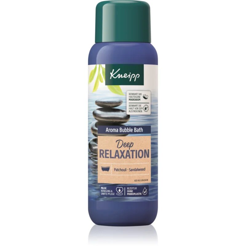 Kneipp Deep Relaxation pena za kopel Patchouli & Sandalwood 400 ml