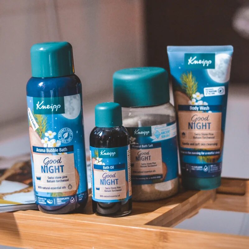 Kneipp Good Night gel za prhanje Swiss Stone Pine & Balsam Torchwood 200 ml