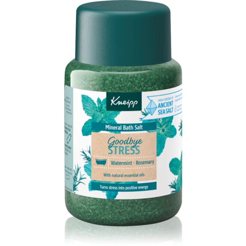 Kneipp Goodbye Stress sol za kopel Watermint & Rosemary 500 g