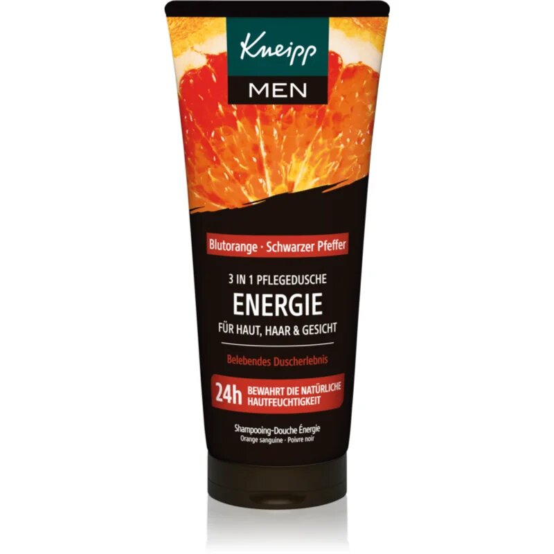 Kneipp Men Energy čistilni gel 3 v 1 za obraz telo in lase 200 ml