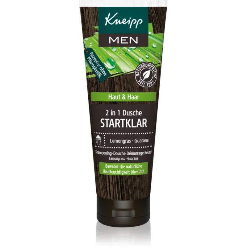 Kneipp Men Ready To Go šampon in gel za prhanje 2v1 za moške 75 ml