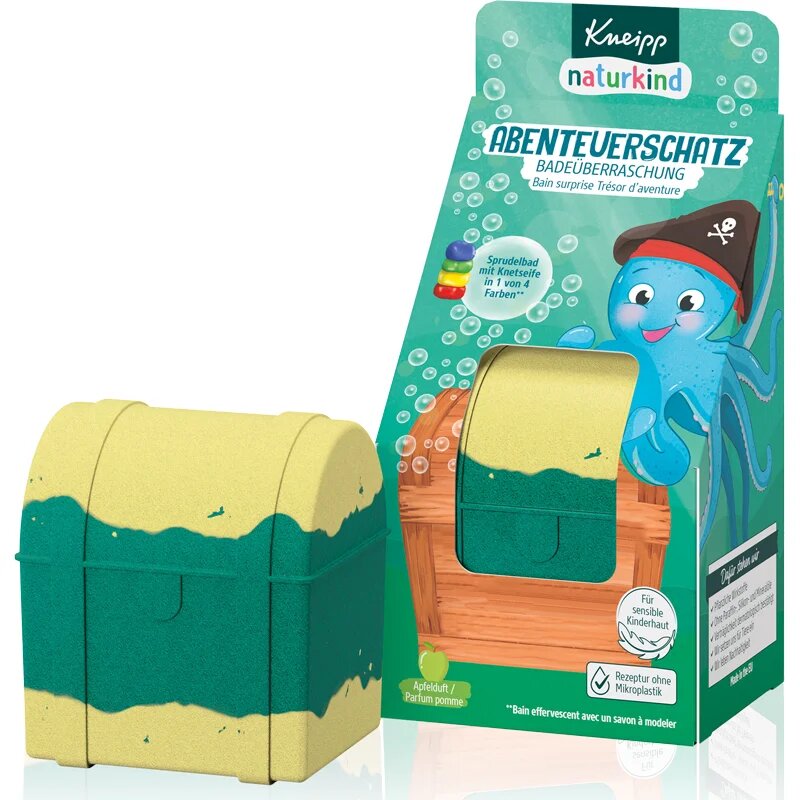Kneipp Naturkind Mysterious Treasure kroglica za kopel za otroke s presenečenjem 1 kos