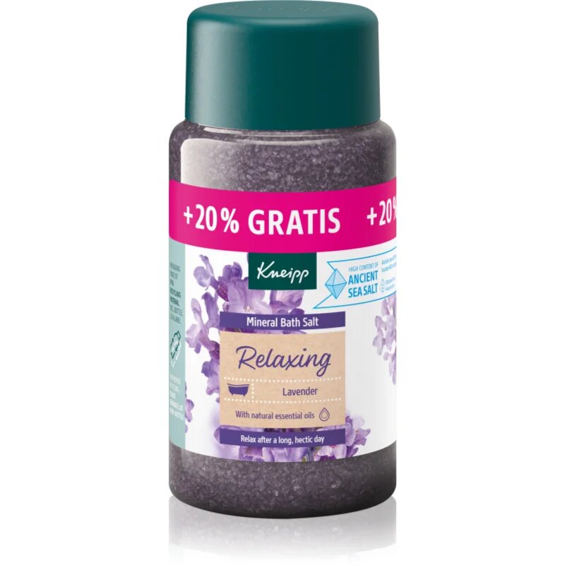 Kneipp Relaxing sol za kopel Lavender 600 g