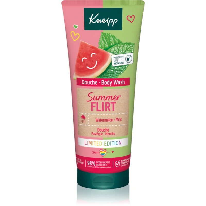 Kneipp Summer Flirt gel za prhanje Watermelon & Mint 200 ml