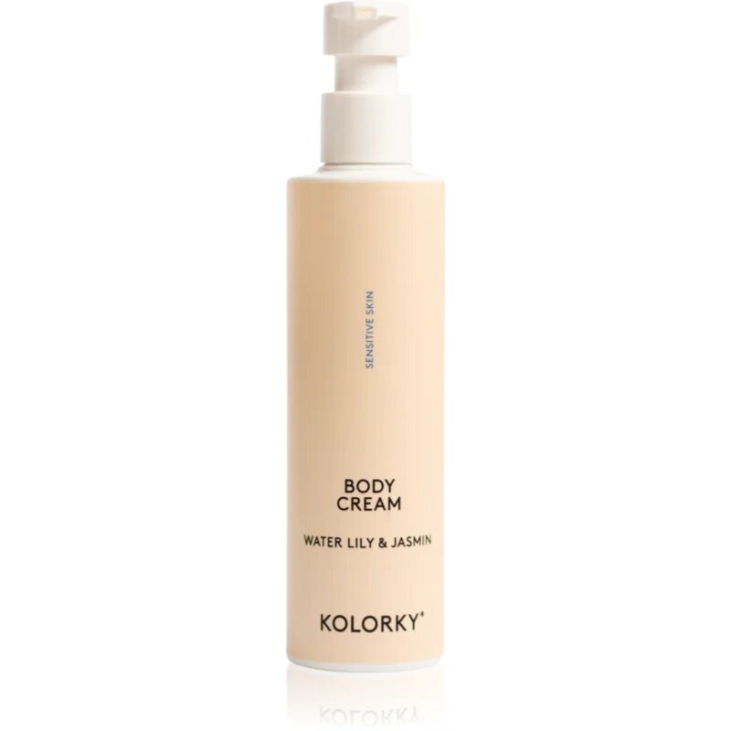Kolorky Body Cream Sensitive Skin krema za telo za občutljivo kožo Watter Lilly & Jasmin 190 ml