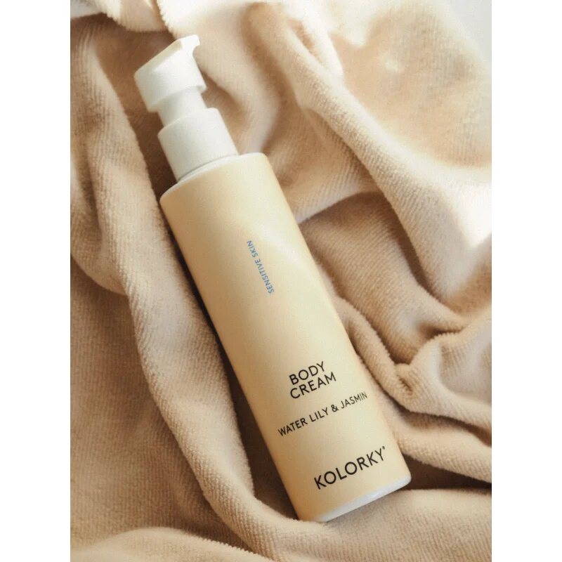Kolorky Body Cream Sensitive Skin krema za telo za občutljivo kožo Watter Lilly & Jasmin 190 ml