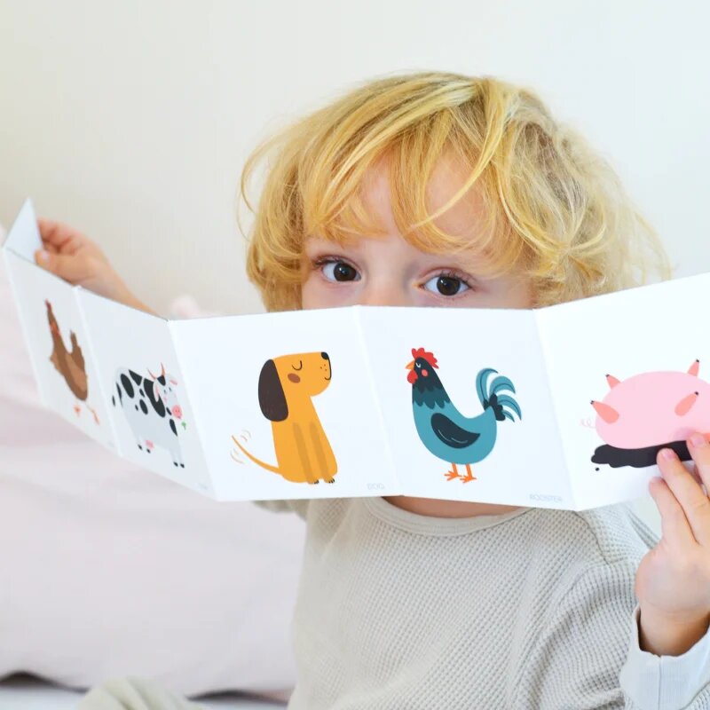 Kolorky Book Farm vrtljiva knjiga za otroke 1 kos