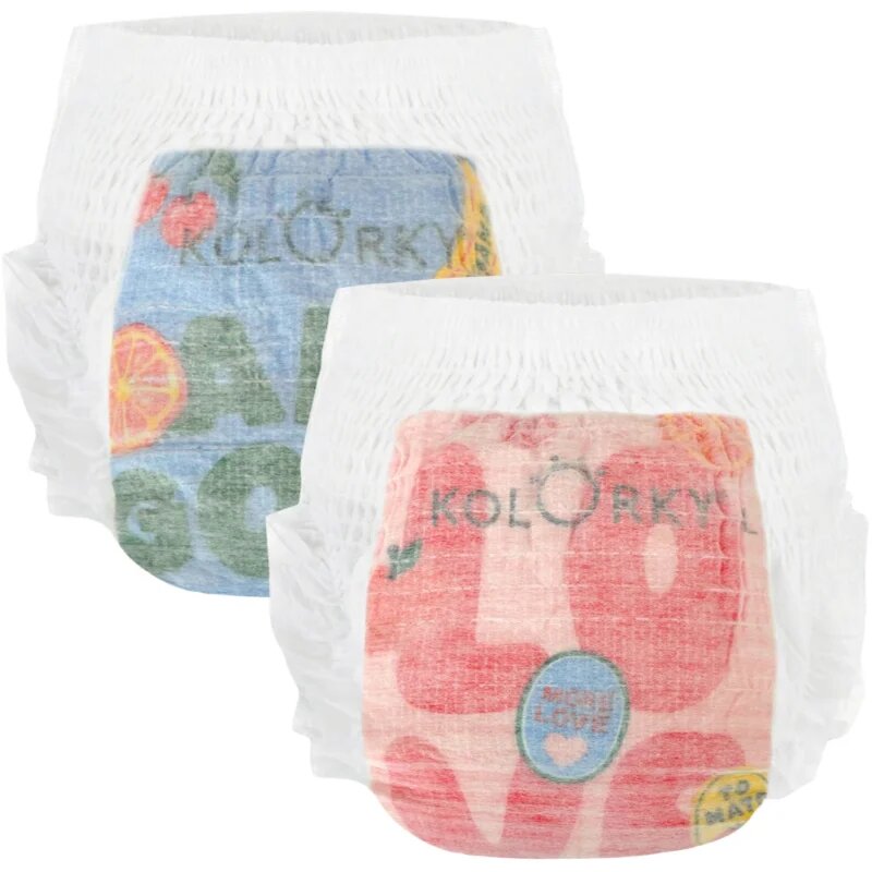 Kolorky Deluxe Velvet Pants Limited Fun hlačne plenice za enkratno uporabo velikost L 8-13 kg 19 kos