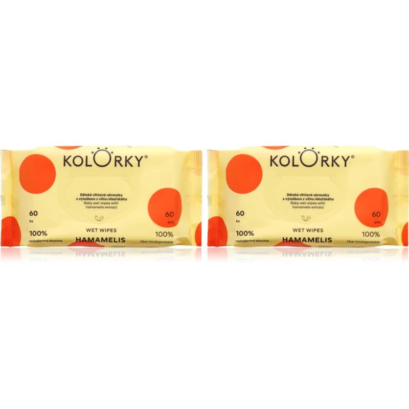 Kolorky Wet Wipes Hamamelis set