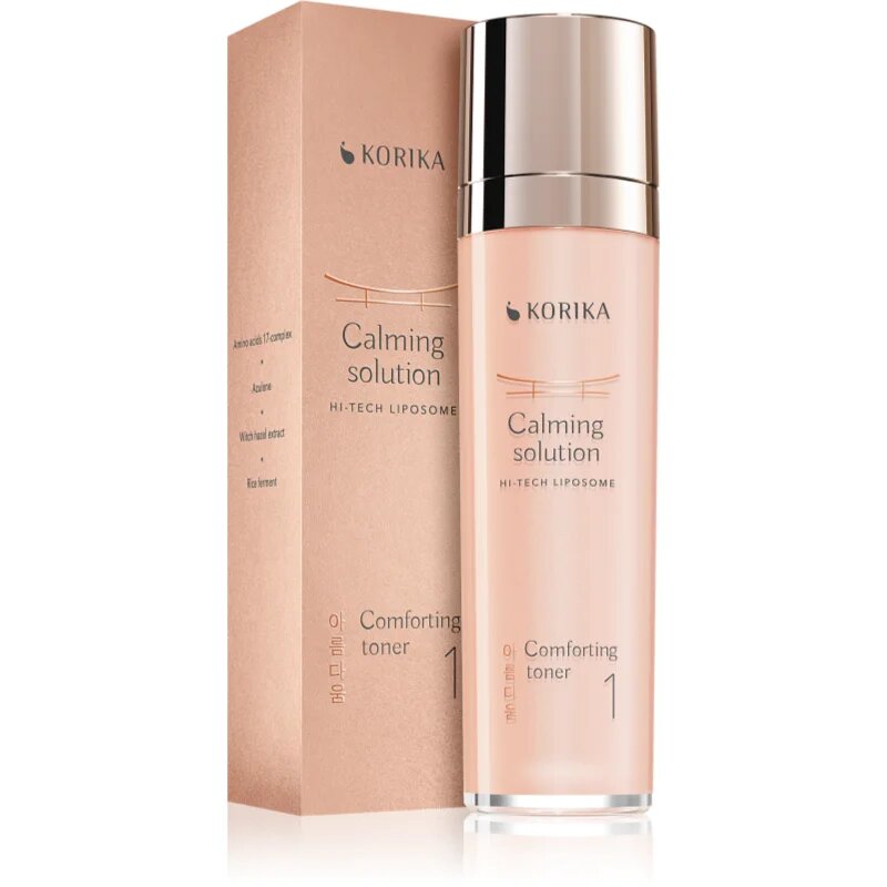 KORIKA HI-TECH LIPOSOME Calming solution Comforting toner pomirjajoči tonik 140 ml