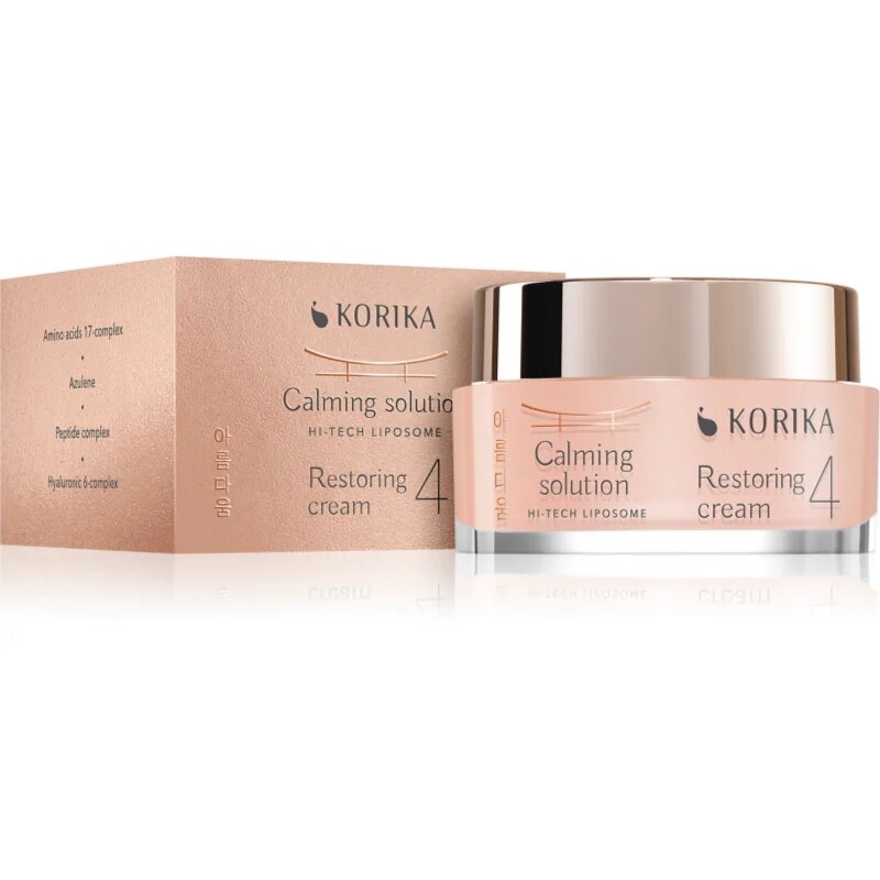 KORIKA HI-TECH LIPOSOME Calming solution Restoring cream vlažilna pomirjajoča krema 50 ml