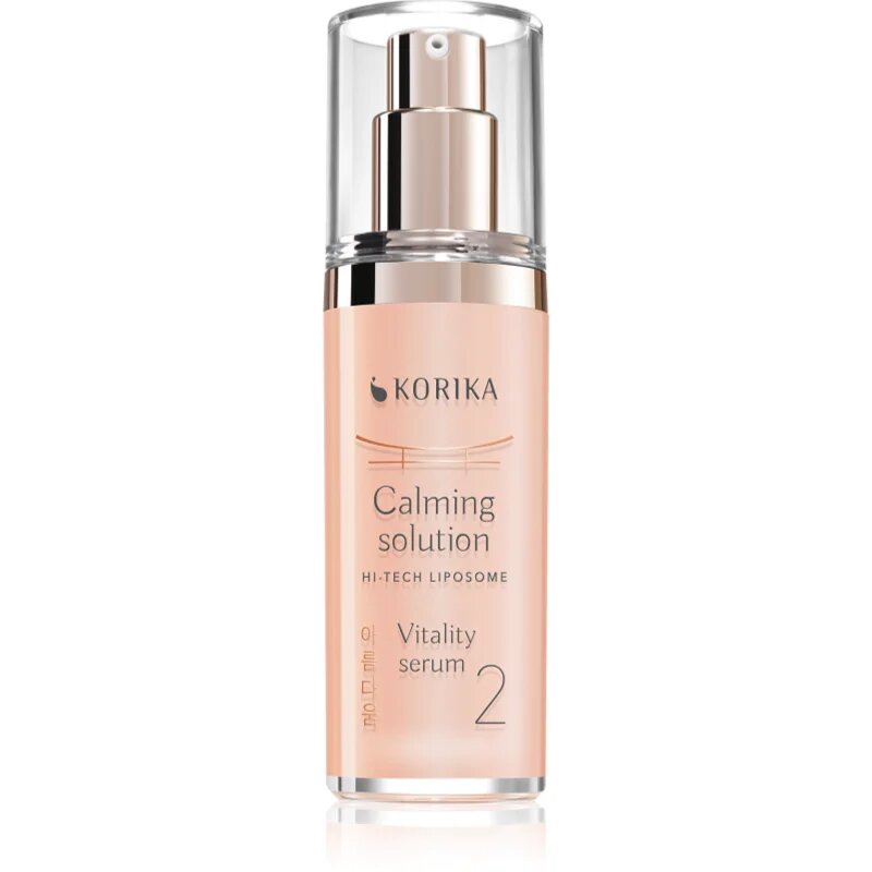 KORIKA HI-TECH LIPOSOME Calming solution Vitality serum pomirjajoči serum 30 ml