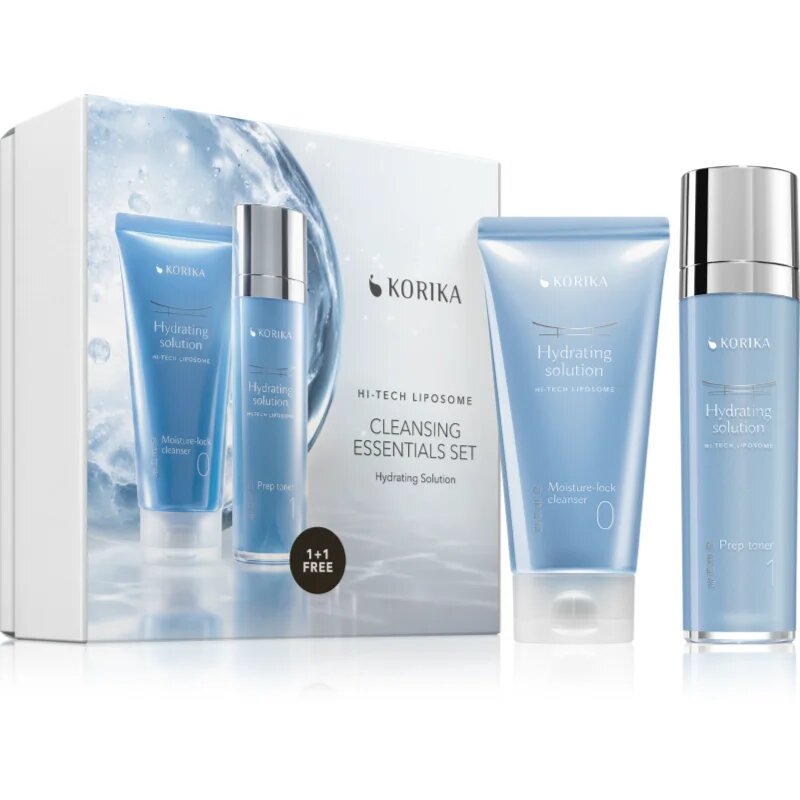 KORIKA HI-TECH LIPOSOME Cleansing Essentials Set vlažilni čistilni set