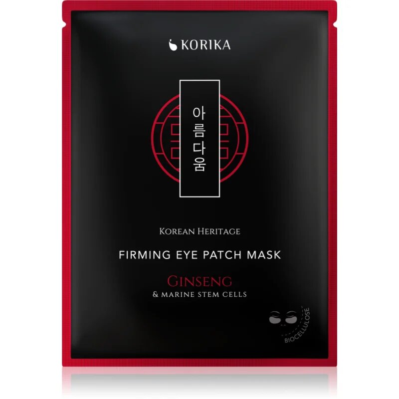 KORIKA Korean Heritage Ginseng & Marine Stem Cells Firming Eye Patch Mask učvrstitvena maska za predel okoli oči 2 kos