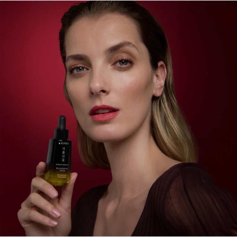 KORIKA Korean Heritage Hydrolyzed Collagen Premium Rejuvenating Serum pomladitveni serum za obraz s hidroliziranim kolagenom 30 ml