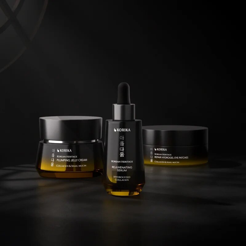 KORIKA Korean Heritage Hydrolyzed Collagen Premium Rejuvenating Serum pomladitveni serum za obraz s hidroliziranim kolagenom 30 ml