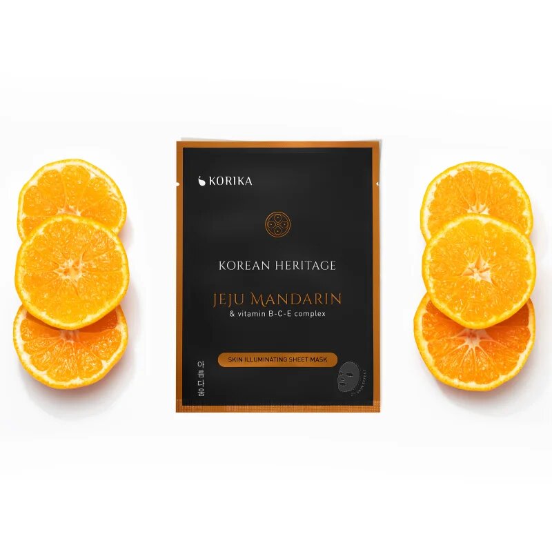KORIKA Korean Heritage Set of 5 Skin Illuminating Face Sheet Masks set mask za obraz po znižani ceni za osvetlitev kože