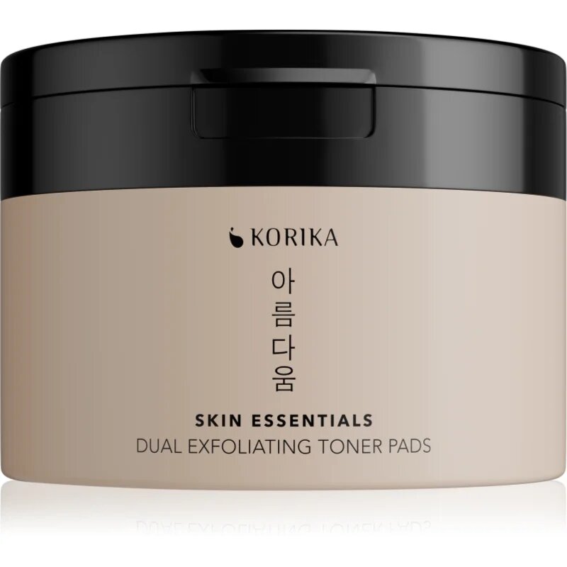 KORIKA Skin Essentials Dual Exfoliating Toner Pads dvojne eksfoliacijske blazinice 20 kos