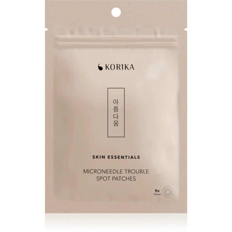 KORIKA Skin Essentials Microneedle Trouble spot patches obliži za problematično kožo proti aknam 9 kos