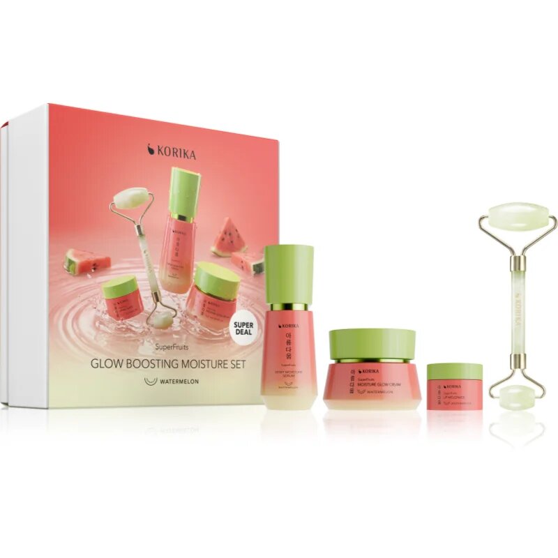 KORIKA SuperFruits Glow Boosting Moisture Set krepilen vlažilni set