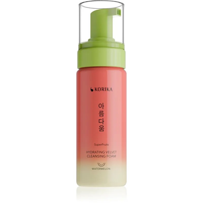KORIKA SuperFruits Hydrating Velvet Cleansing Foam vlažilna čistilna pena 150 ml