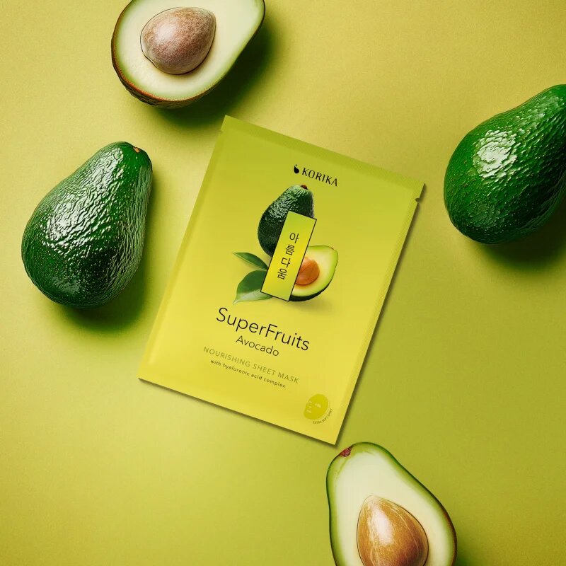 KORIKA SuperFruits set mask za obraz po znižani ceni s hranilnim učinkom 5x25 g