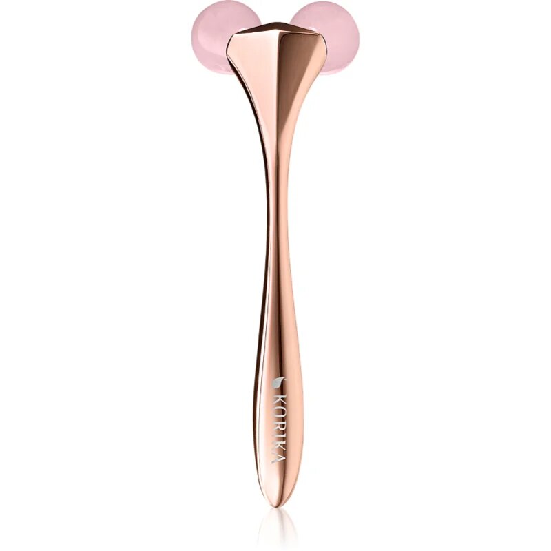 KORIKA Tools 3D Face Roller Rose Jade Stone valjček za masažo za obraz Rose Jade Stone