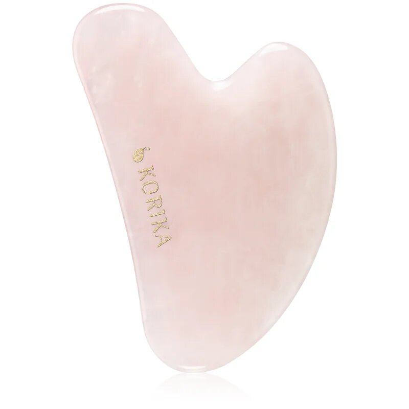 KORIKA Tools Face Roller & Gua Sha valjček za masažo za obraz in pripomoček za masažo Quartz Pink