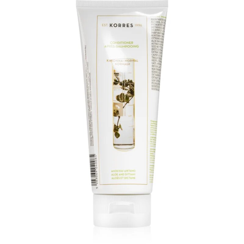 Korres Aloe & Dittany balzam za normalne lase 200 ml