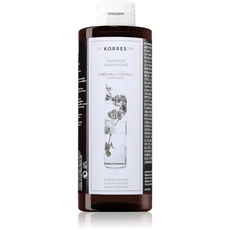 Korres Aloe & Dittany nežni šampon za vsakodnevno uporabo 400 ml