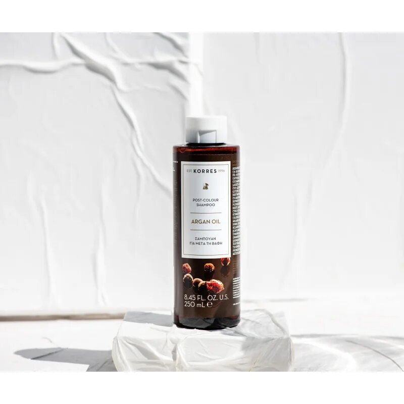 Korres Argan Oil čistilni šampon za barvane lase 250 ml