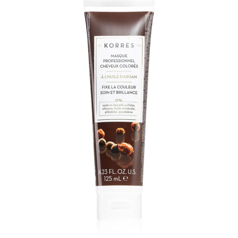 Korres Argan Oil hranilna maska za barvane lase 125 ml