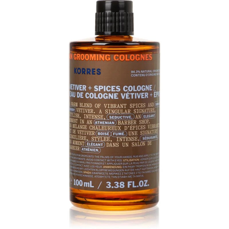 Korres Athenian Grooming kolonjska voda za moške 100 ml