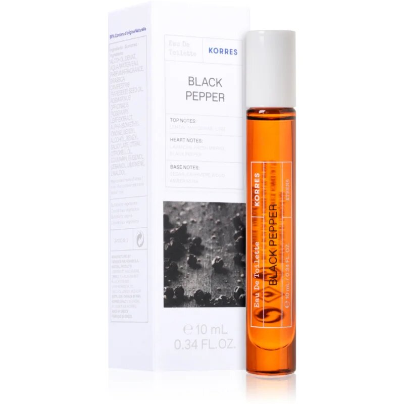 Korres Black Pepper toaletna voda za moške 10 ml