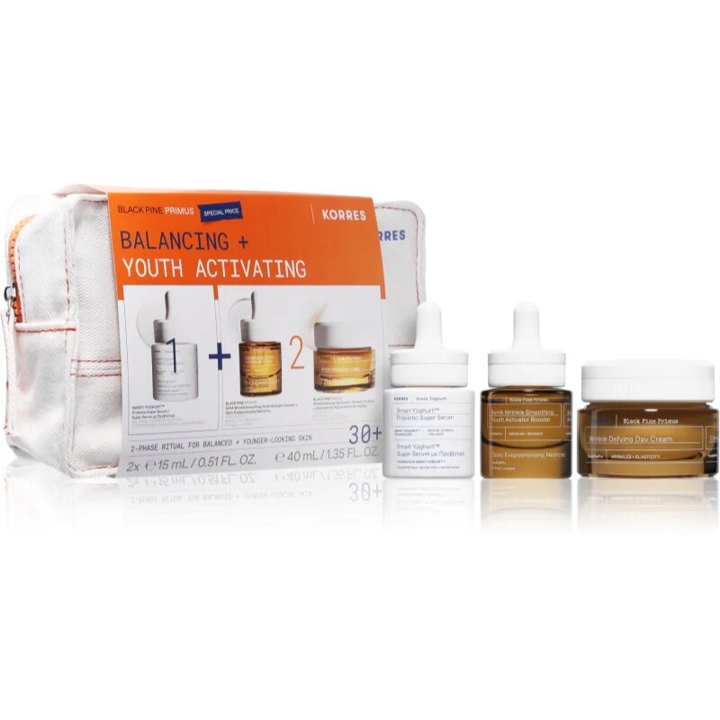 Korres Black Pine Primus Set darilni set za obraz
