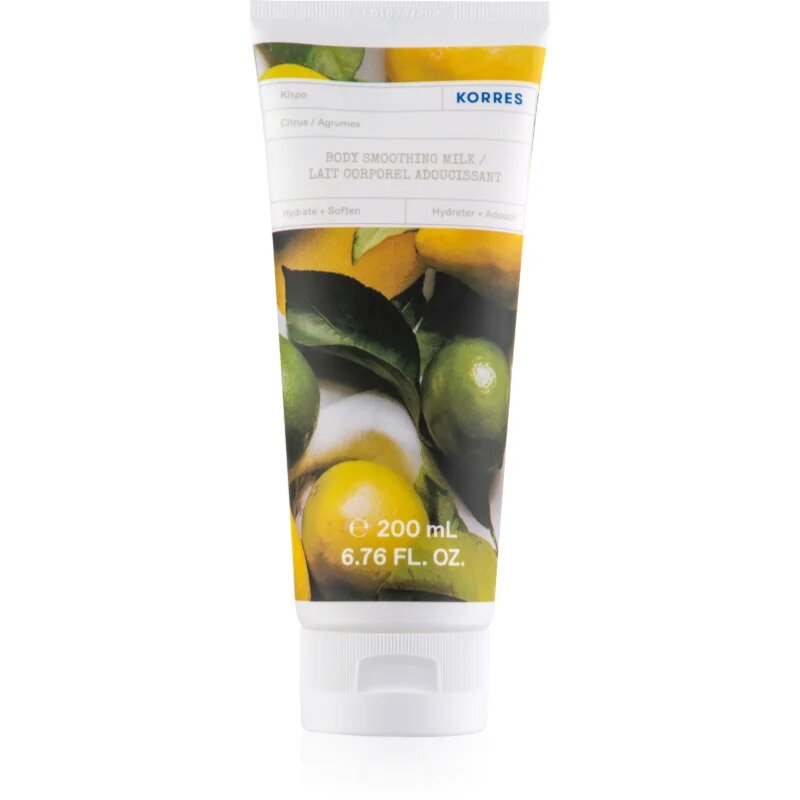 Korres Citrus energetsko mleko za telo 200 ml