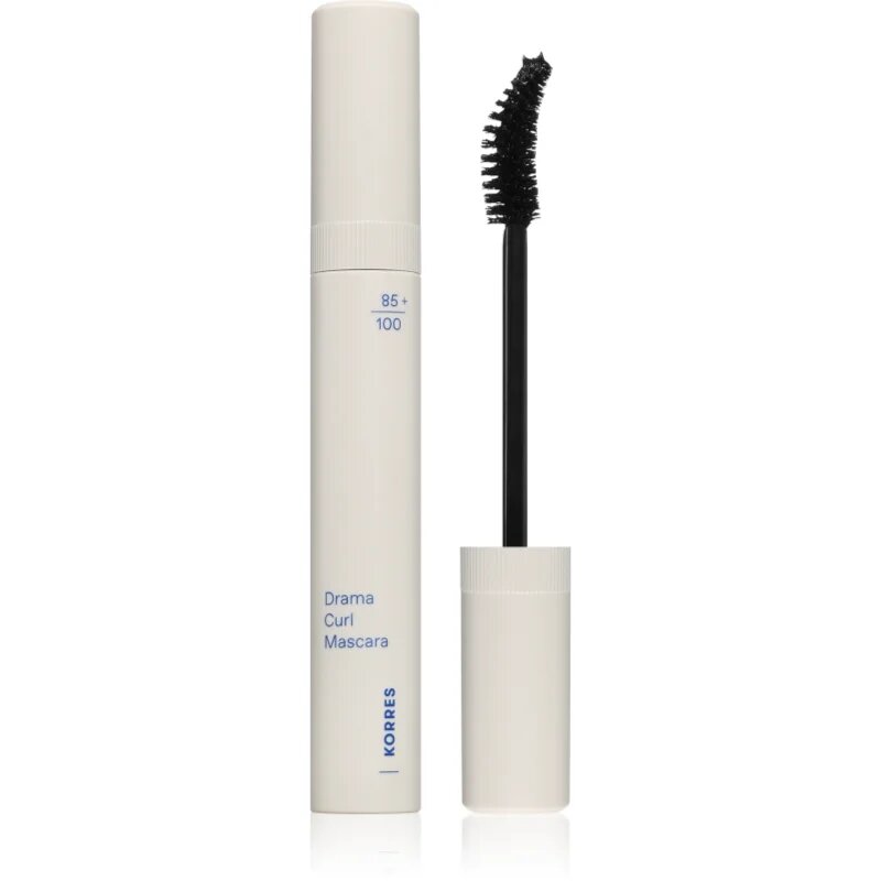 Korres Drama Curl Mascara maskara za privihanje in ločevanje trepalnic odtenek 01 Black 13 ml