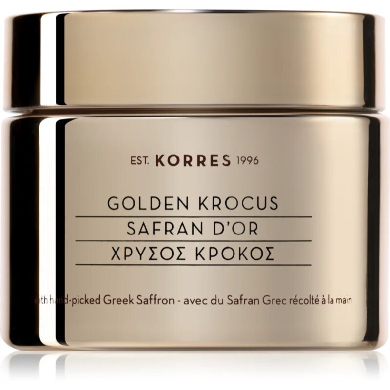 Korres Golden Krocus regeneracijska krema za obraz proti znakom staranja 50 ml